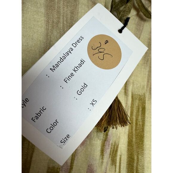 NWT D’ascoli Hand Woven Midi Dress Sz. XS - Picture 5 of 12